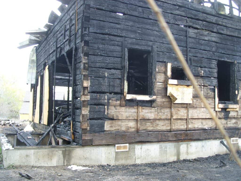  Fleming House Burned